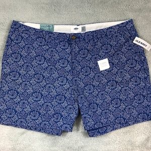 NWT Old Navy Ocean Print Mid-Length Shorts
